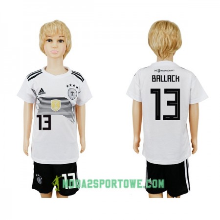 Koszulka Niemcy Ballack 13 Dziecięcy Mistrzostwa Świata 2018 Domowe Stroje Piłkarskie